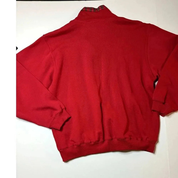 Vintage Line Up Golf Christmas Theme 1/4 Zip Pullover Size Medium - Picture 5 of 7